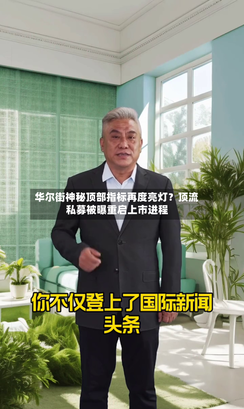 华尔街神秘顶部指标再度亮灯?顶流私募被曝重启上市进程-第2张图片