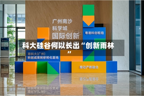 科大硅谷何以长出“创新雨林”-第2张图片
