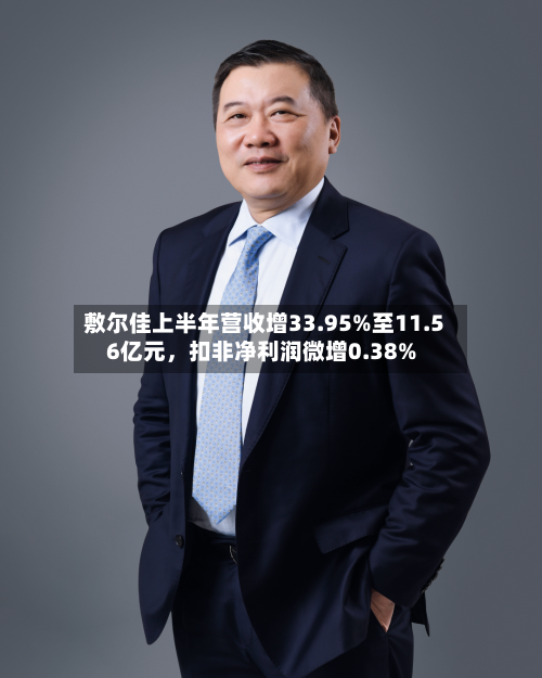 敷尔佳上半年营收增33.95%至11.56亿元，扣非净利润微增0.38%-第1张图片