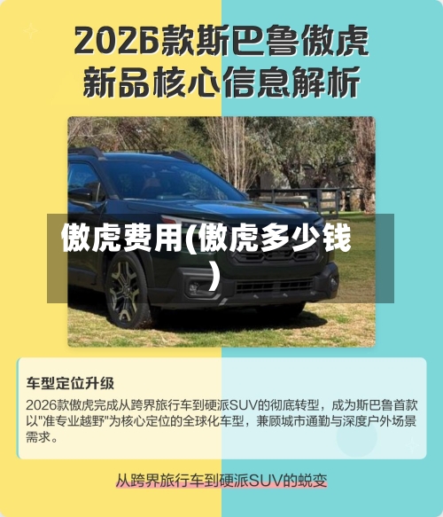 傲虎费用(傲虎多少钱)