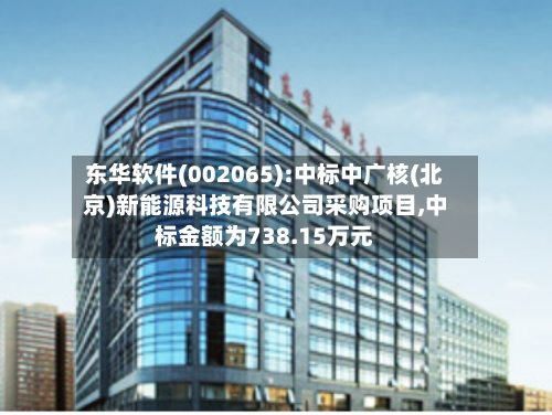 东华软件(002065):中标中广核(北京)新能源科技有限公司采购项目,中标金额为738.15万元-第2张图片