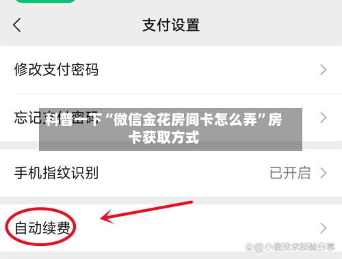 科普一下“微信金花房间卡怎么弄”房卡获取方式-第3张图片