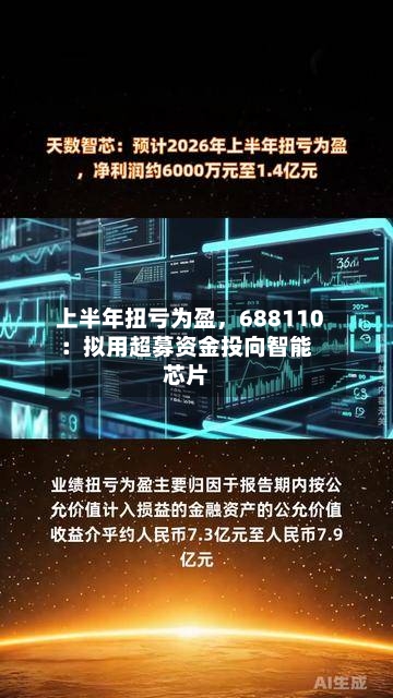 上半年扭亏为盈，688110：拟用超募资金投向智能芯片-第2张图片