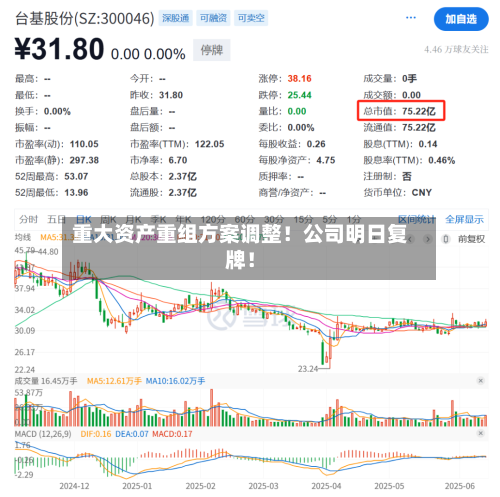 重大资产重组方案调整!公司明日复牌!-第2张图片