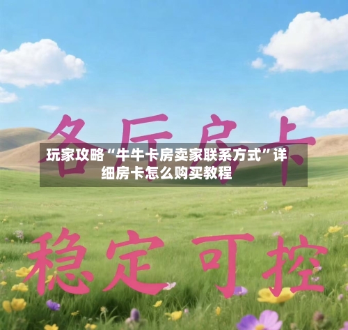 玩家攻略“牛牛卡房卖家联系方式	”详细房卡怎么购买教程-第2张图片