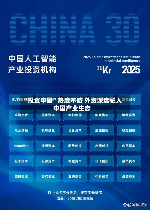 “投资中国”热度不减 外资深度融入中国产业生态-第2张图片