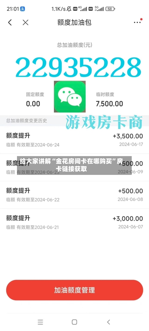 给大家讲解“金花房间卡在哪购买”房卡链接获取