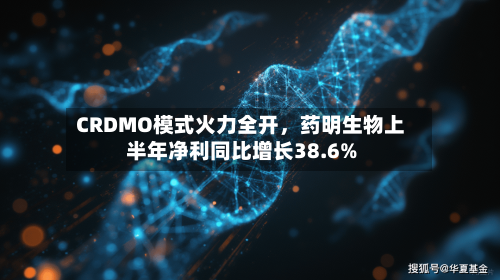 CRDMO模式火力全开，药明生物上半年净利同比增长38.6%