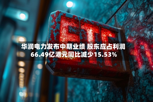 华润电力发布中期业绩 股东应占利润66.49亿港元同比减少15.53%-第3张图片