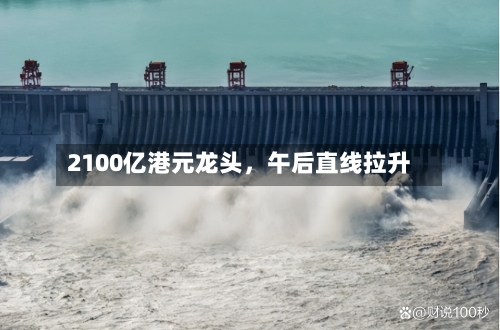 2100亿港元龙头，午后直线拉升