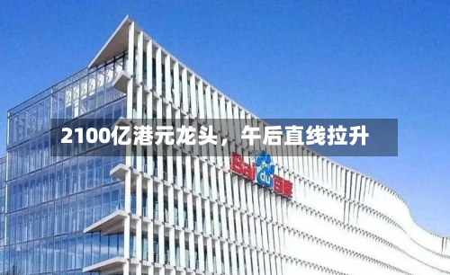 2100亿港元龙头	，午后直线拉升-第2张图片