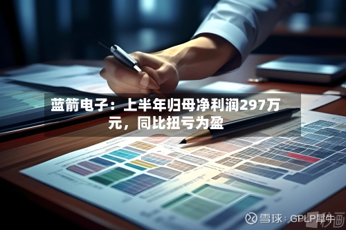 蓝箭电子：上半年归母净利润297万元，同比扭亏为盈-第3张图片