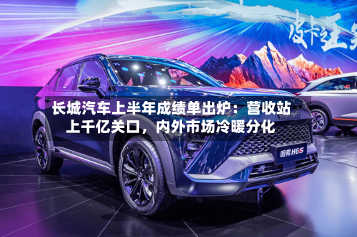 长城汽车上半年成绩单出炉：营收站上千亿关口，内外市场冷暖分化-第2张图片