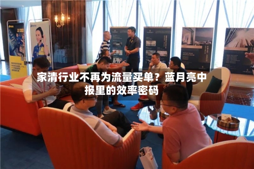 家清行业不再为流量买单?蓝月亮中报里的效率密码-第2张图片