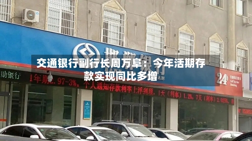 交通银行副行长周万阜:今年活期存款实现同比多增-第3张图片