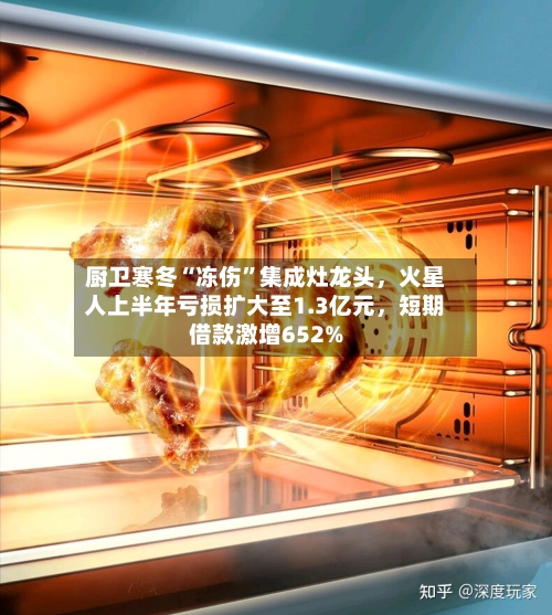 厨卫寒冬“冻伤	”集成灶龙头	，火星人上半年亏损扩大至1.3亿元，短期借款激增652%-第2张图片