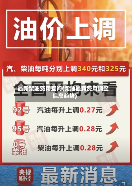 最新柴油费用查询(柴油最新费用调整信息趋势)-第2张图片