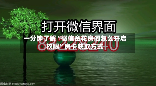 一分钟了解“微信金花房间怎么开启权限”房卡获取方式-第2张图片