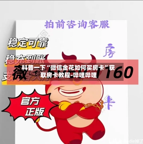 科普一下“微信金花如何买房卡”获取房卡教程-哔哩哔哩-第3张图片