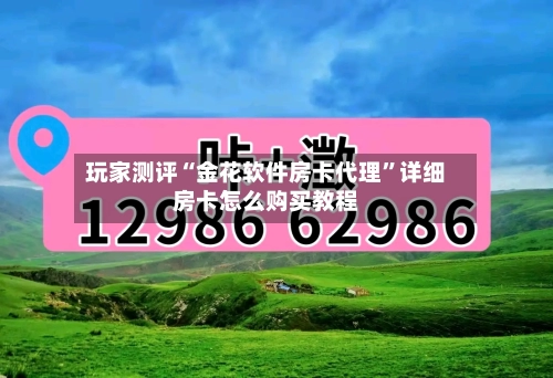 玩家测评“金花软件房卡代理”详细房卡怎么购买教程-第2张图片