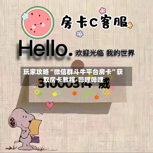 玩家攻略“微信群斗牛平台房卡”获取房卡教程-哔哩哔哩-第2张图片