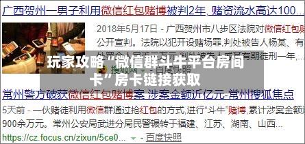 玩家攻略“微信群斗牛平台房间卡	”房卡链接获取-第3张图片