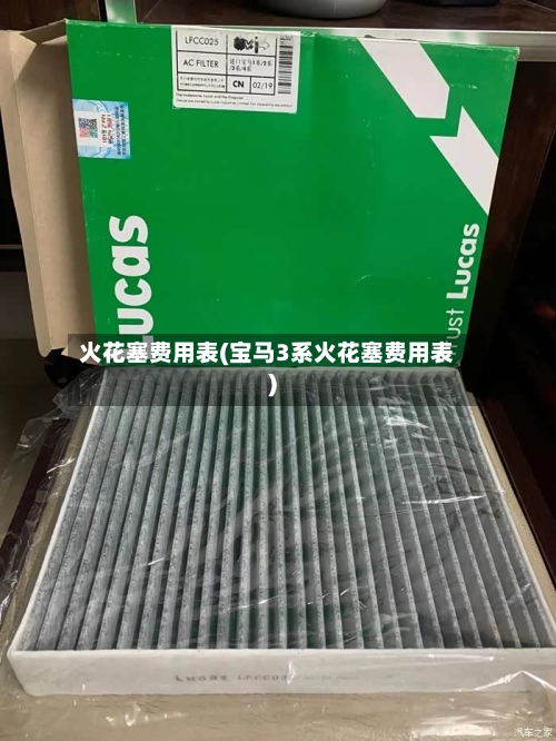 火花塞费用表(宝马3系火花塞费用表)