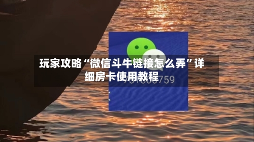 玩家攻略“微信斗牛链接怎么弄”详细房卡使用教程