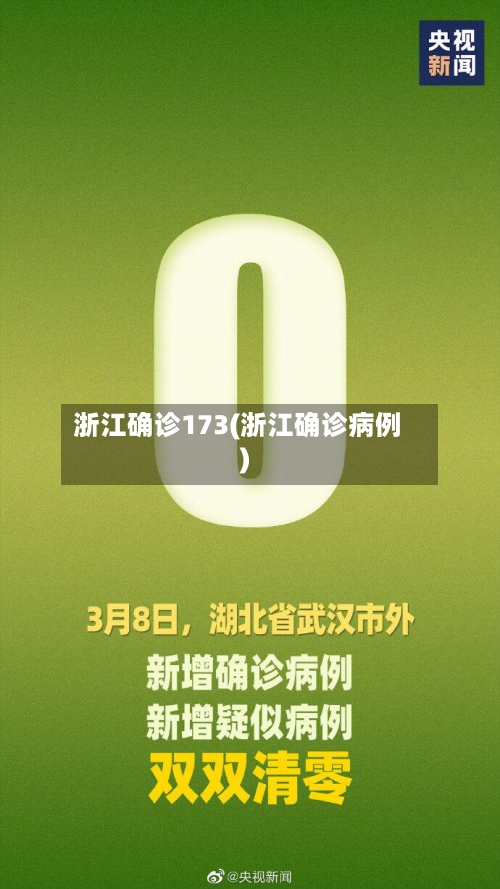 浙江确诊173(浙江确诊病例)-第2张图片