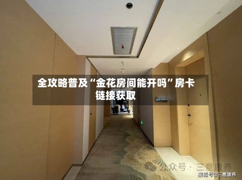 全攻略普及“金花房间能开吗”房卡链接获取-第2张图片