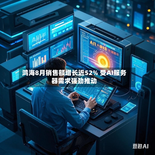 鸿海8月销售额增长近52% 受AI服务器需求强劲推动