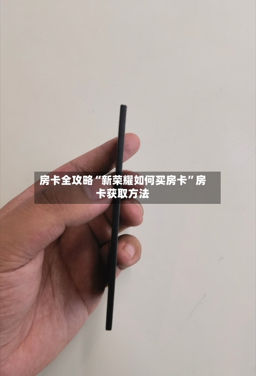 房卡全攻略“新荣耀如何买房卡”房卡获取方法