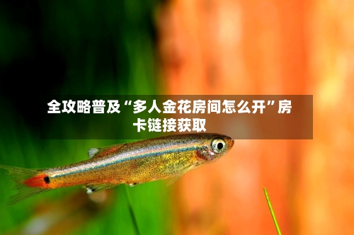 全攻略普及“多人金花房间怎么开	”房卡链接获取-第3张图片