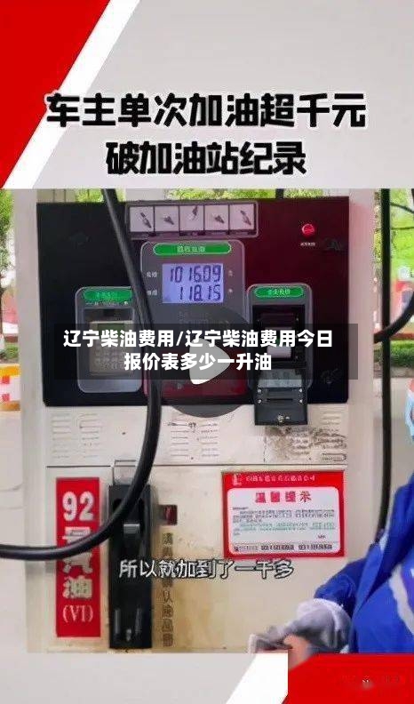 辽宁柴油费用/辽宁柴油费用今日报价表多少一升油-第2张图片