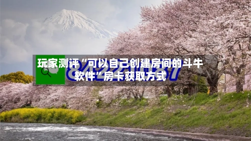 玩家测评“可以自己创建房间的斗牛软件”房卡获取方式