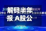 解码半年报 A股公司持续激活出海新动能