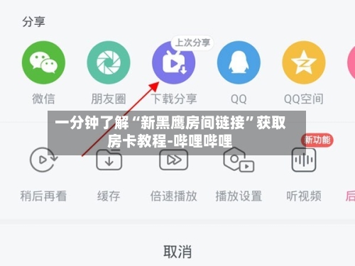 一分钟了解“新黑鹰房间链接	”获取房卡教程-哔哩哔哩-第3张图片