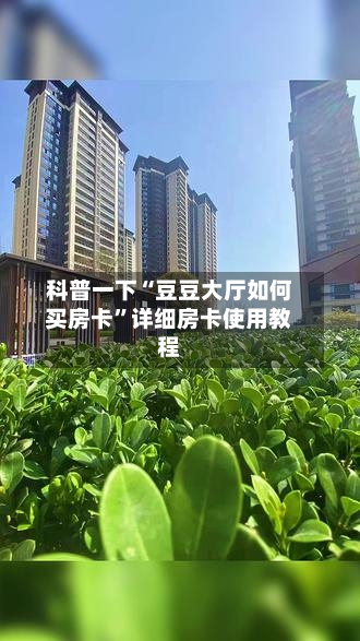 科普一下“豆豆大厅如何买房卡”详细房卡使用教程-第2张图片