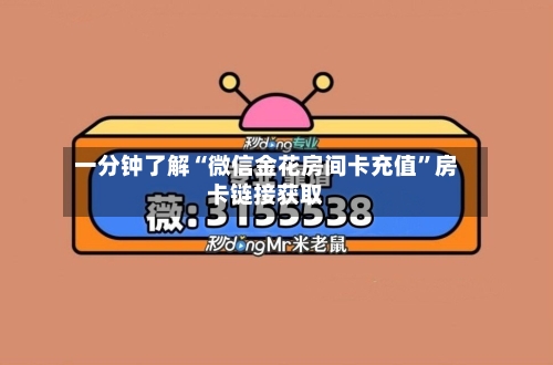 一分钟了解“微信金花房间卡充值”房卡链接获取