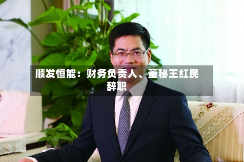 顺发恒能：财务负责人、董秘王红民辞职