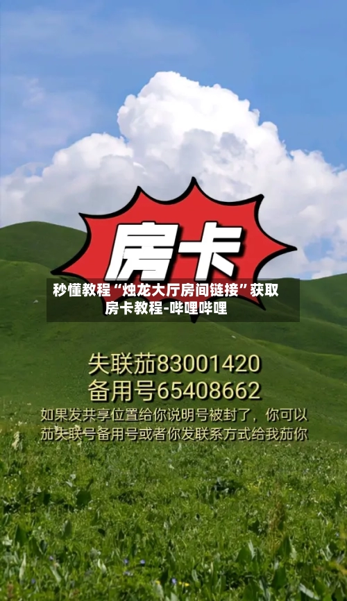 秒懂教程“烛龙大厅房间链接”获取房卡教程-哔哩哔哩-第2张图片