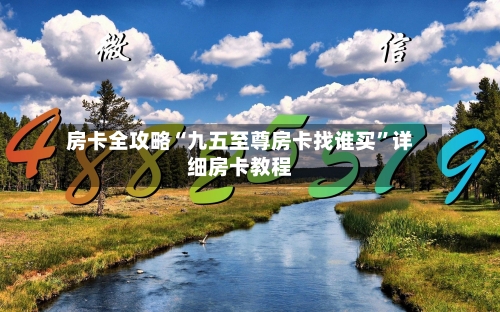 房卡全攻略“九五至尊房卡找谁买”详细房卡教程-第2张图片