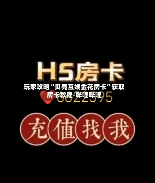 玩家攻略“贝壳互娱金花房卡	”获取房卡教程-哔哩哔哩-第2张图片