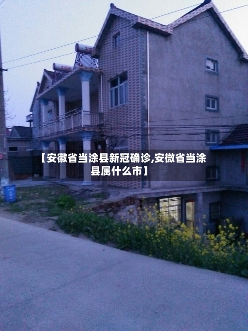 【安徽省当涂县新冠确诊,安微省当涂县属什么市】