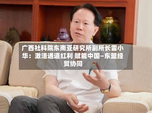 广西社科院东南亚研究所副所长雷小华：激活通道红利 赋能中国—东盟经贸协同