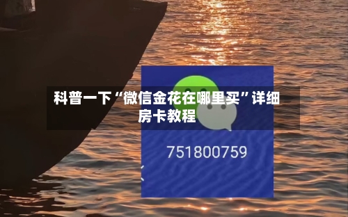 科普一下“微信金花在哪里买”详细房卡教程-第3张图片
