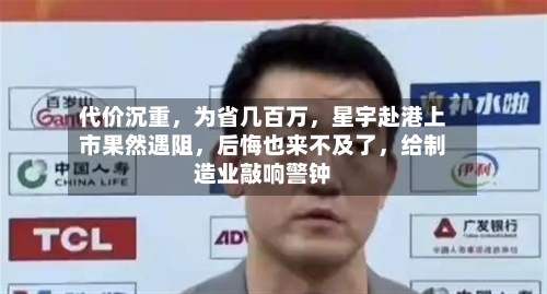 代价沉重	，为省几百万，星宇赴港上市果然遇阻，后悔也来不及了	，给制造业敲响警钟-第2张图片