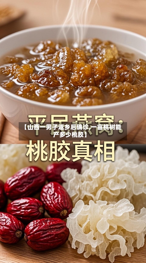 【山西一男子返乡后确诊,一亩桃树能产多少桃胶】