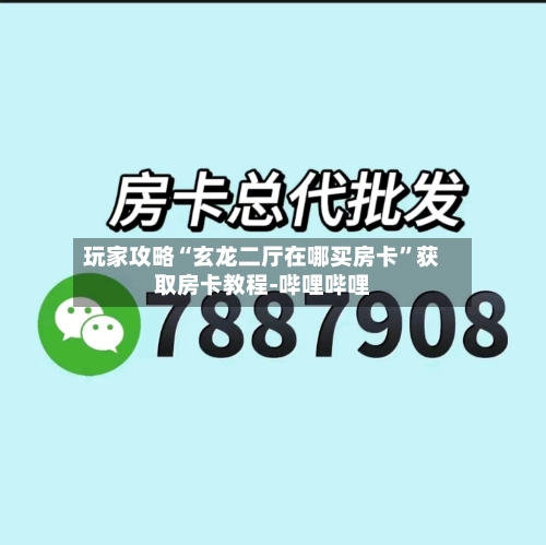 玩家攻略“玄龙二厅在哪买房卡”获取房卡教程-哔哩哔哩