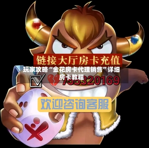 玩家攻略“金花房卡代理销售”详细房卡教程